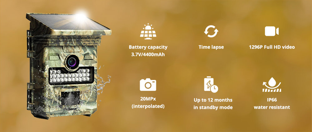 Wachman Solar Lite Sol Trail Kamera